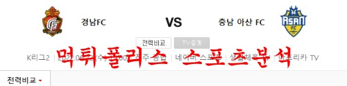 경남FC충남아산FC