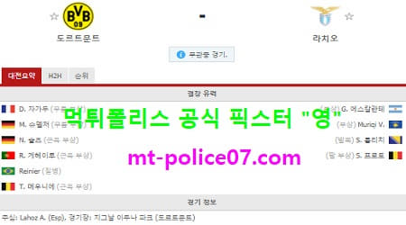 도르트문트 vs 라치오