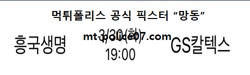 흥국생명 vs GS칼텍스