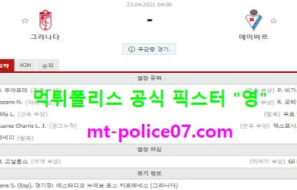 4월23일 라리가 분석 그라나다 vs 에이바르 먹폴 픽스터 영
