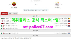 4월16일 유로파 분석 로마 vs 아약스 먹폴 픽스터 영<span class="rmp-archive-results-widget rmp-archive-results-widget--not-rated"><i class=" rmp-icon rmp-icon--ratings rmp-icon--star "></i><i class=" rmp-icon rmp-icon--ratings rmp-icon--star "></i><i class=" rmp-icon rmp-icon--ratings rmp-icon--star "></i><i class=" rmp-icon rmp-icon--ratings rmp-icon--star "></i><i class=" rmp-icon rmp-icon--ratings rmp-icon--star "></i> <span>0 (0)</span></span>