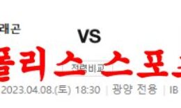 4월8일 K리그2 전남 드래곤즈 FC 성남 예상라인업 분석 먹튀폴리스 0 (0)