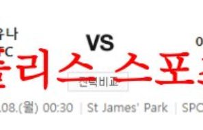 5월8일 프리미어리그 뉴캐슬 유나이티드FC 아스날FC 해축 분석 먹튀폴리스