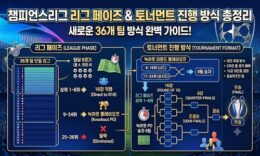 챔피언스리그 리그 페이즈란? 순위별 진출 방식 총정리 0 (0)