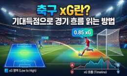 축구 xG란? 기대득점으로 경기 흐름 읽는 방법 0 (0)