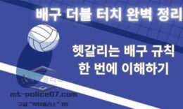 배구 더블 터치 완벽 정리 — 헷갈리는 배구 규칙 한 번에 이해하기 0 (0)