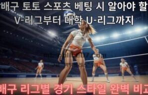 배구 토토 스포츠 베팅 시 알아야 할 V-리그부터 대학 U-리그까지, 배구 리그별 경기 스타일 완벽 비교