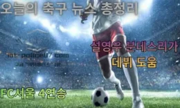 오늘의 축구 뉴스 총정리, 설영우 분데스리가 데뷔 도움부터 FC서울 4연승까지 0 (0)