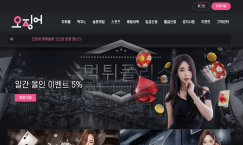 오징어 신규사이트