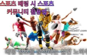 스포츠 베팅 시 스포츠 커뮤니티 활용법, 베팅 정보를 분석하는 실전 노하우